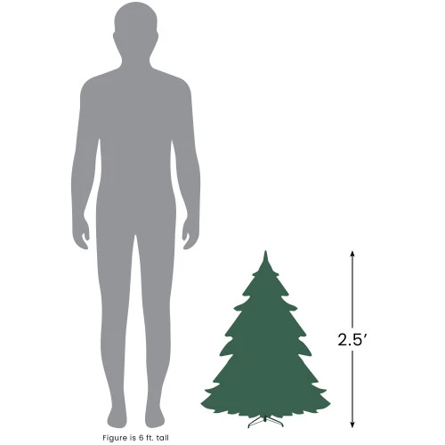 Northlight 28" Balsam Pine Medium Artificial Christmas Tree - Unlit 8 Northlight 28" Balsam Pine Medium Artificial Christmas Tree - Unlit - Image 6