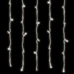 36 Light Warm White Twinkle 5MM Curtain Lights