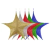 Foldable 3D Star - 60" - Polymesh - 5 Colors Available -Twinkly Popular Shop 60in glittermesh foldable star