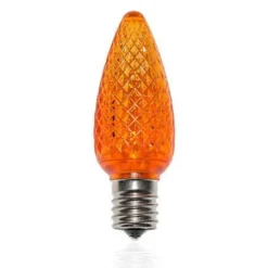C9 SMD LED Retrofit Bulb - Amber/Orange - Minleon - Bag Of 25