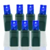 Wide Angle Conical Battery Operated LED D Cell 50 Lights - Blue -Twinkly Popular Shop bo wac 504 b