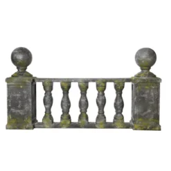 56.25" Gray And Green Classic Style Gated Landscape Section 9 56.25" Gray And Green Classic Style Gated Landscape Section -Twinkly Popular Shop dabhg d76488 4 74733.1588359544