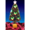 4' Pre-Lit Green Medium Potted Artificial Christmas Tree - Multi Lights
