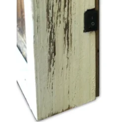 Christmas Central 10" White And Brown LED Lighted Christmas Tree Farm Rectangular Shadow Box Decoration -Twinkly Popular Shop dglow a1002 6 54424.1587645048