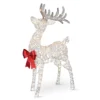 Christmas Central 48" White And Red Pre-lit Standing Buck Christmas Decoration - Warm White LED Lights -Twinkly Popular Shop dnat df 10006l 1 55200.1587645161