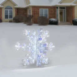 36" White Giant 3D Snowflake Christmas Decor With LED Lights -Twinkly Popular Shop dnat df 160005l 3 19238.1631811754