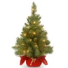 Christmas Central 2’ Pre-lit Potted Majestic Fir Tree Artificial Christmas Tree, White Lights -Twinkly Popular Shop dnat mj3 24bglo 1 01 95727.1631812948