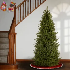 Christmas Central 9' Slim Natural Fraser Fir Artificial Christmas Tree, Unlit -Twinkly Popular Shop dnat naffslh1 90 3 32625.1631812662