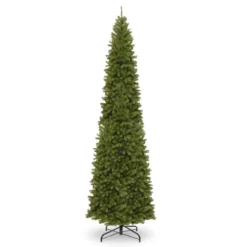 12’ North Valley Spruce Pencil Slim Artificial Christmas Tree - Unlit