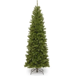 Christmas Central 6’ North Valley Spruce Pencil Slim Artificial Christmas Tree, Unlit
