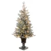 Christmas Central 4' Pre-Lit Slim Iceland Fir Artificial Entrance Christmas Tree, Clear Lights -Twinkly Popular Shop dnat peil2 306 40 1 54235.1587645168