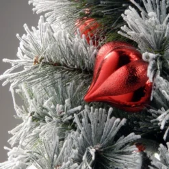 Christmas Central 2' Pre-Lit Potted Snowy Bristle Pine Medium Artificial Tabletop Christmas Tree, White LED Lights -Twinkly Popular Shop dnat snp7 308 20 b 2 78608.1665580040