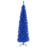 6' Pencil Blue Tinsel Artificial Christmas Tree - Unlit 2 6' Pencil Blue Tinsel Artificial Christmas Tree - Unlit -Twinkly Popular Shop dnat tt33 707 60 54836.1587644855