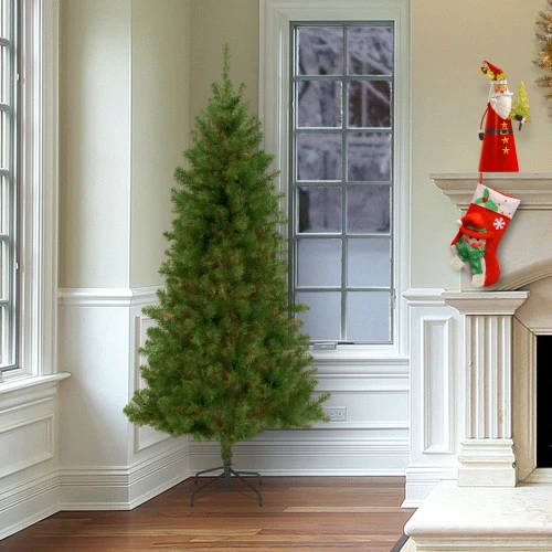 Christmas Central 7.5' Slim Canadian Grande Fir Artificial Christmas Tree, Unlit 4 Christmas Central 7.5' Slim Canadian Grande Fir Artificial Christmas Tree, Unlit - Image 2