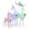 60" Pre-Lit LED Green And Purple Deer Family Outdoor Christmas Decor - 34246575 -Twinkly Popular Shop dnatdf 340001l 1 93177.1587645161