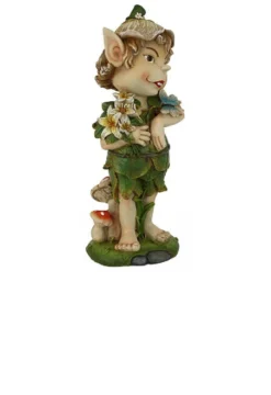 12.5" Perry The Pixie Mythical Garden Gnome Statue 10 12.5" Perry The Pixie Mythical Garden Gnome Statue -Twinkly Popular Shop dtosc20qm20416 3 18983.1588362720