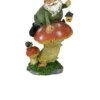 14" Lantern Gnome Atop A Mushroom Garden Statue -Twinkly Popular Shop dtosc20qm211331 54104.1664898014