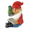 9.5" Light Flashing Gnome Hand Painted Outdoor Garden Statue -Twinkly Popular Shop dtosc20qm2530600 40221.1588362703