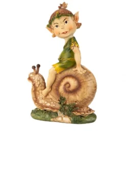 10" Pete The Pixie Mystical Elf Garden Gnome Statue
