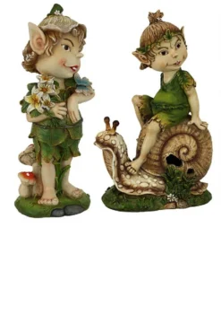 Set Of 2 Pixie Garden Gnomes Statues: Pete And Perry 12.5" 10 Set Of 2 Pixie Garden Gnomes Statues: Pete And Perry 12.5" -Twinkly Popular Shop dtosc20qm941400 3 88930.1587644047