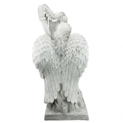 29" Gray Music From Heaven Outdoor Garden Angel Statue -Twinkly Popular Shop dtosc ng29970 3 52956.1587645068