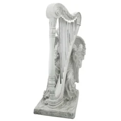 29" Gray Music From Heaven Outdoor Garden Angel Statue -Twinkly Popular Shop dtosc ng29970 5 42476.1587645068