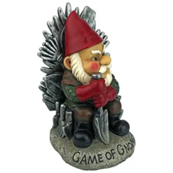 10" Gray And Red Game Of Gnomes Outdoor Garden Statue -Twinkly Popular Shop dtosc ql30818 4 11123.1665520824