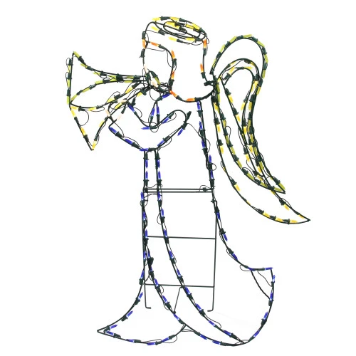 Northlight 32" Yellow LED Lighted And Animated Angel Christmas Outdoor Decor 3 Northlight 32" Yellow LED Lighted And Animated Angel Christmas Outdoor Decor