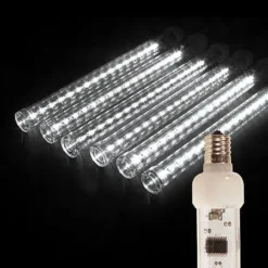 12" LED Falling Snow Tube - Cool White