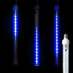 12" LED Falling Snow Tube - Blue - Pro Christmas™