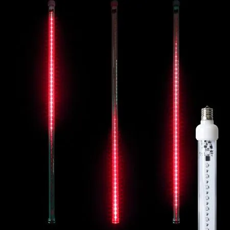 36" LED Falling Snow Tube - Red - Pro Christmas™ 3 36" LED Falling Snow Tube - Red - Pro Christmas™