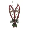12" Red Hanging Snowshoe Christmas Wall Decoration