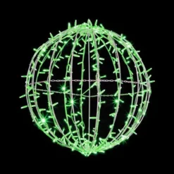 30" Foldable Sphere - LED - Green - Commercial Grade