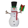 74" White LED Lighted Fluffy Glitter Snowman With Present Outdoor Christmas Figurine -Twinkly Popular Shop hofert 4350 98799.1587644959