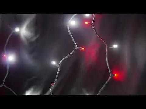 70 Light Red/Green Twinkle 5mm Wide Angle Conical LED Christmas Lights 4 70 Light Red/Green Twinkle 5mm Wide Angle Conical LED Christmas Lights - Image 2