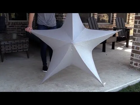 Foldable 3D Star - 26" - Metallic - 5 Colors Available 4 Foldable 3D Star - 26" - Metallic - 5 Colors Available - Image 2
