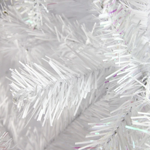Northlight 9.5' White Full Glimmer Iridescent Spruce Artificial Christmas Tree - Unlit 4 Northlight 9.5' White Full Glimmer Iridescent Spruce Artificial Christmas Tree - Unlit - Image 2