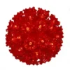 Pro Christmas™ 6" Sphere - 50L - Red -Twinkly Popular Shop l 6sph r a
