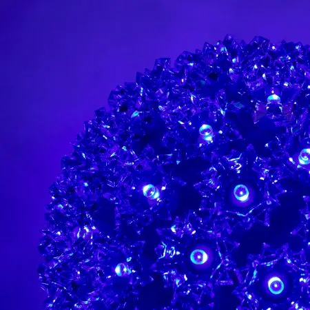 Pro Christmas™ 7.5" Sphere - 100L - Blue 4 Pro Christmas™ 7.5" Sphere - 100L - Blue - Image 2