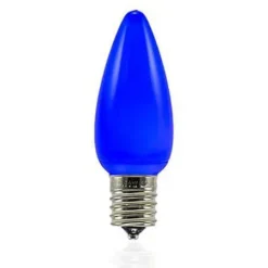 C9 SMD LED Retrofit Bulbs - Frosted Smooth - Blue - Pro Christmas™ - Bag Of 25