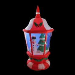 6' Pre-lit Inflatable Lantern With Snowman And Christmas Tree Outdoor Decor -Twinkly Popular Shop lbinternational 19389 3new 40730.1588415399