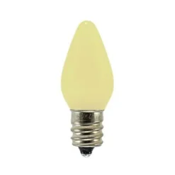 C7 SMD LED Retrofit Bulbs - Frosted Smooth - 2600K Warm White - Pro Christmas™ - Bag Of 25