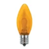 C9 Flexible Filament LED Bulb - Amber/Orange - Pro Christmas™ - Bag Of 25