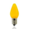 C7 SMD LED Retrofit Bulbs - Frosted Smooth - Yellow - Pro Christmas™ - Bag Of 25 -Twinkly Popular Shop led christmas light replacement bulbs yellow