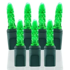 100 Light M5 Green LED Christmas Lights