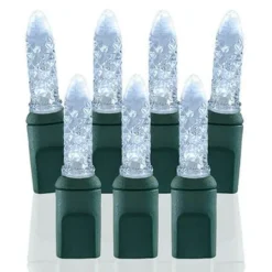100 Light M5 Pure White LED Christmas Lights