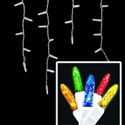 LED Icicle Lights - 70 Light Set - Multi