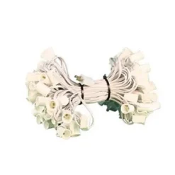 C7 Cord White Wire 12" Spacing, 100', SPT-1