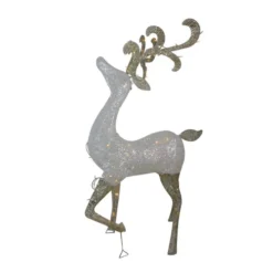Northlight 4.6' Lighted And Glitter Drenched Reindeer Outdoor Christmas Yard Art -Twinkly Popular Shop northlight 17 30312bwg 52 98686.1587644201