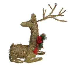 Northlight 30" Pre-Lit Gold Reindeer With Bow Outdoor Christmas Decor 5 Northlight 30" Pre-Lit Gold Reindeer With Bow Outdoor Christmas Decor -Twinkly Popular Shop northlight d2014 31731gu 2 51380.1599873109